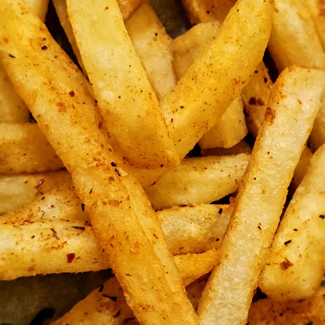 Porção de batata frita crocante