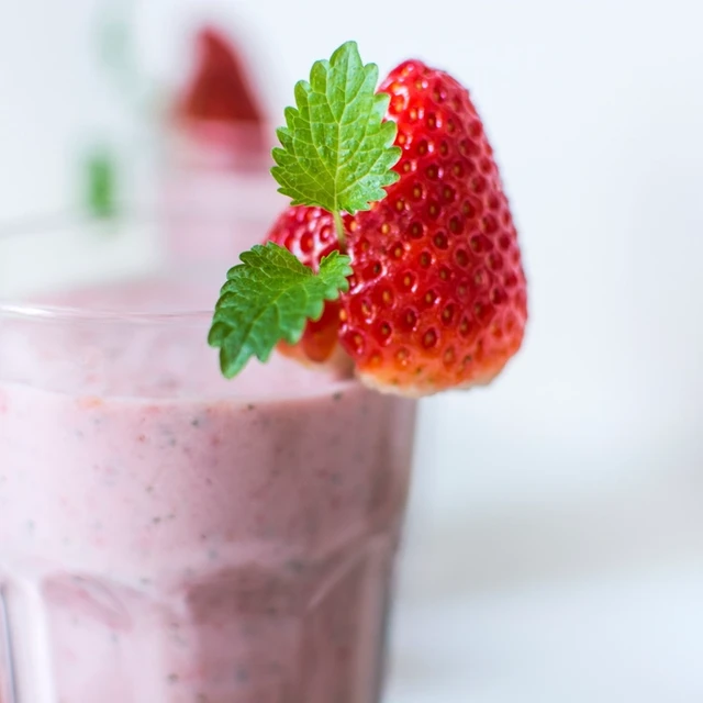 Milk-shake de morango